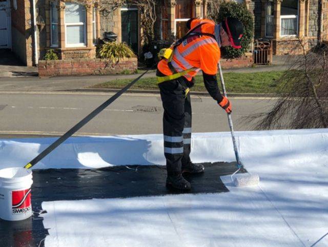 SWEPCO White Silicone Roof Coating