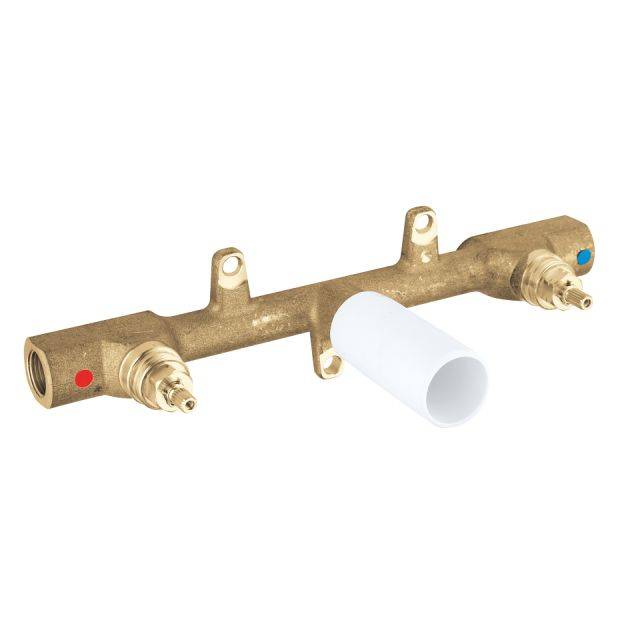 Two-Handle Basin Mixer Concealed Body, 1/2"