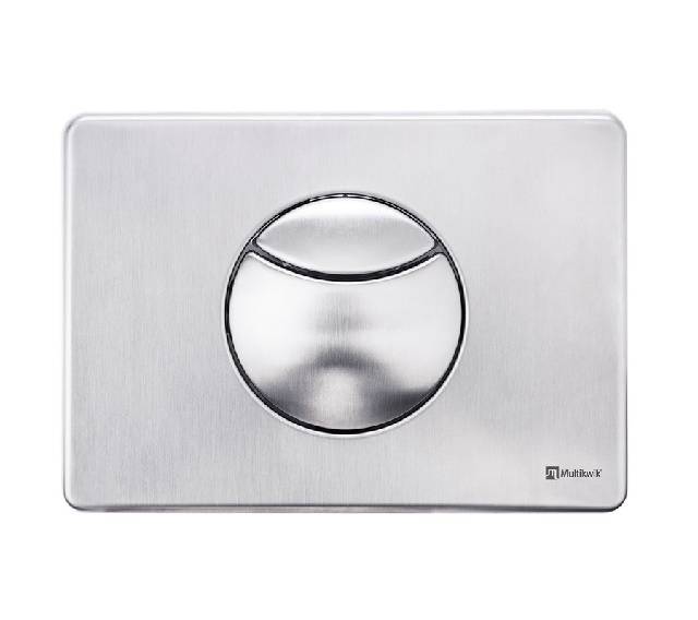 TRF0433C Multikwik Flush Plate - Crescent (Stainless Steel)