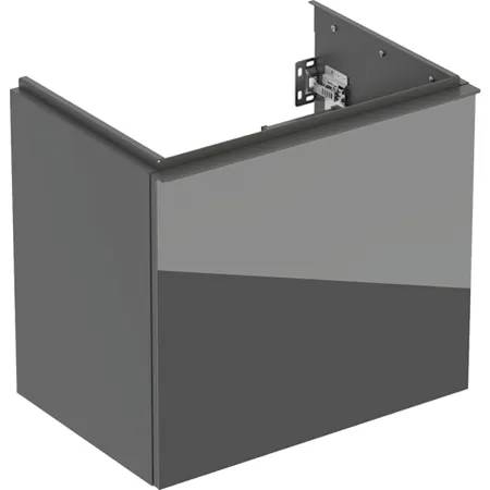 Geberit Acanto Cabinet for Washbasin, with One Drawer and One Internal Drawer, Small Projection - Cabinet