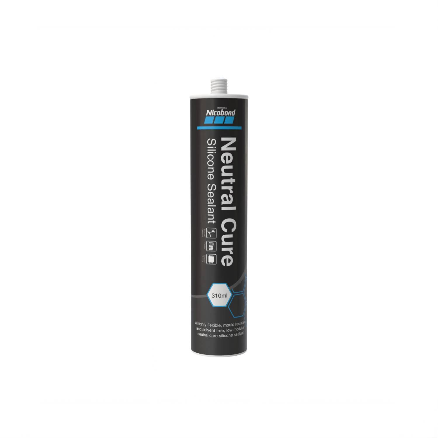 Nicobond Neutral Cure Silicone Sealant All Colours - Silicone Sealant 