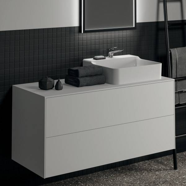 Conca 120 cm Wall Hung Washbasin Unit, Bespoke Cutout