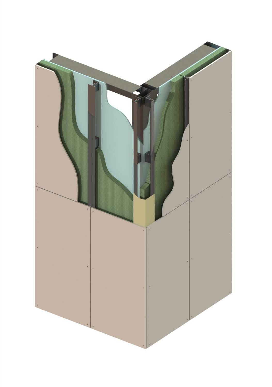 Ceramapanel & VitraFix Rivet Fix Non-Combustible A1 Cladding System