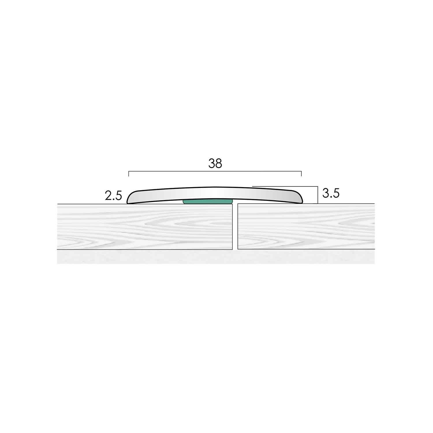 Cover Plates - Aluminium Floor Cover Strips