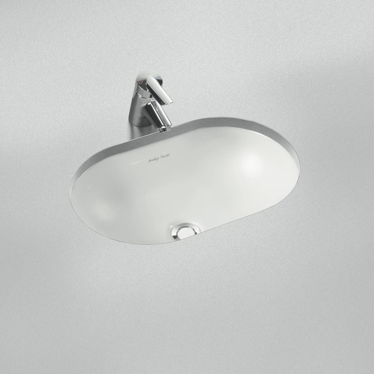 Marlow 21 Oval 55cm Under-Countertop Washbasin