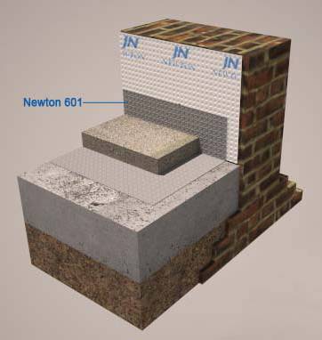 Flat Loose Laid Flooring Membrane Newton DampSafe 601 Slimline - Flat High Grade Flooring Membrane