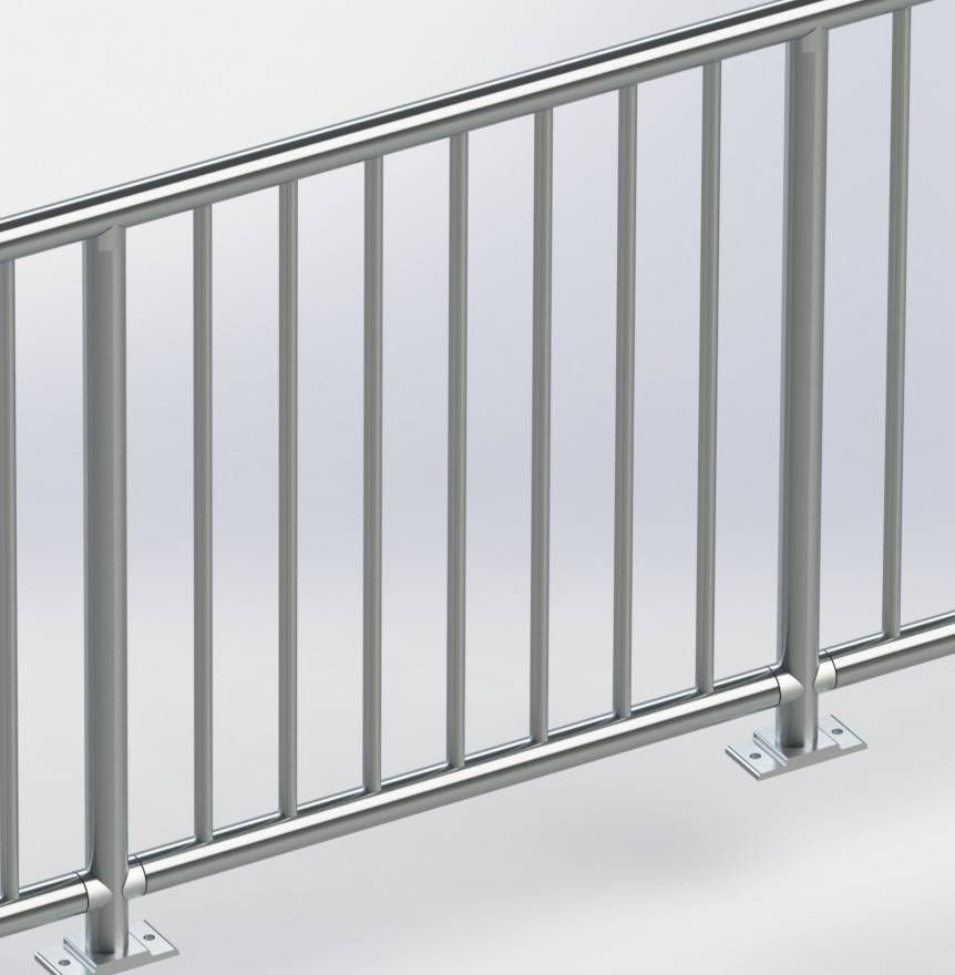 General Spectrum Balustrade System - Rail Infill Vertical