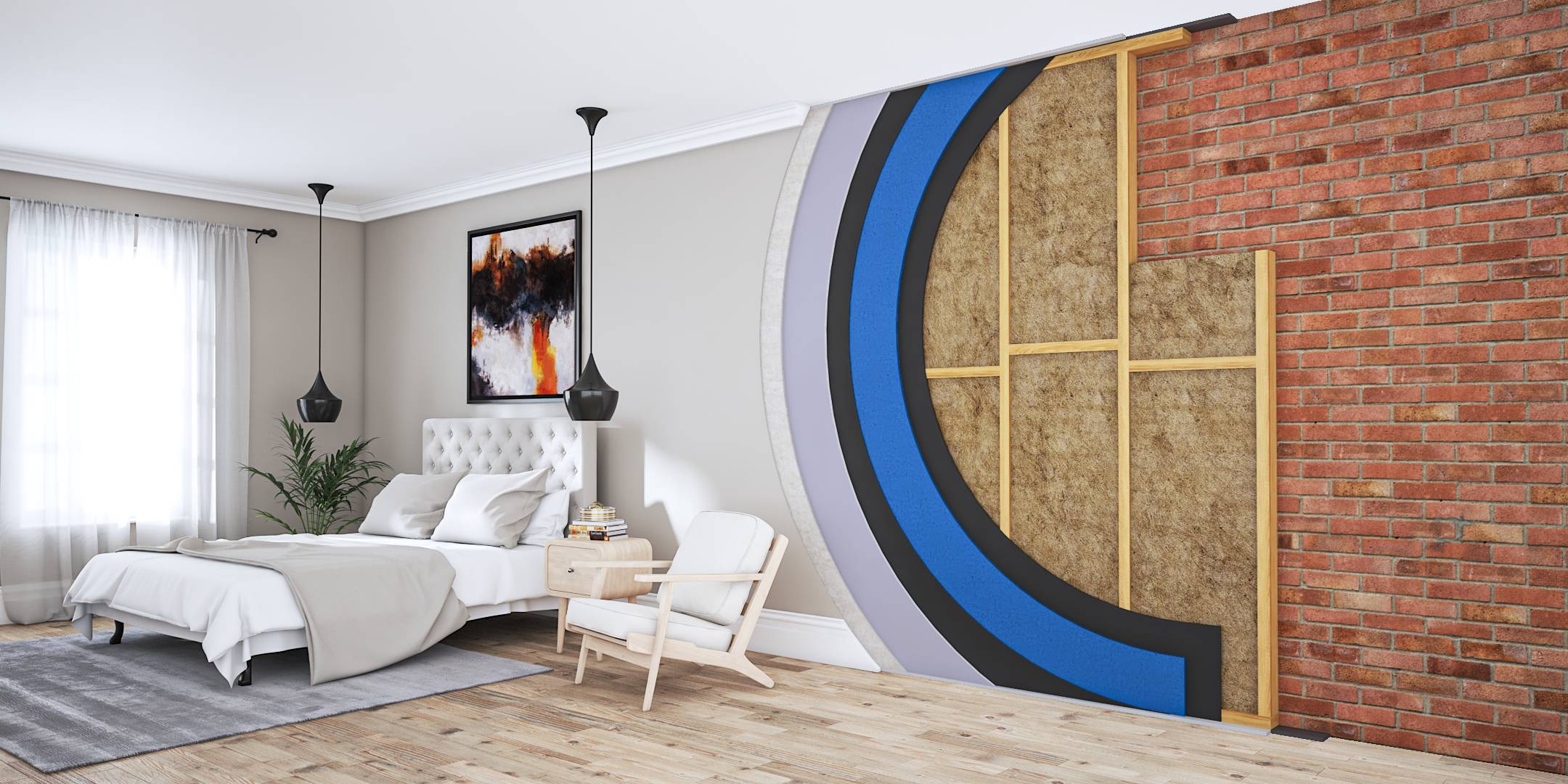 MuteBoard 4 Masonry Stud Wall Soundproofing - Wall Soundproofing