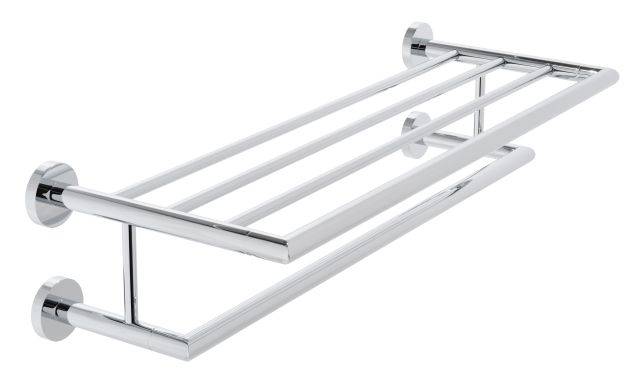 Spa Towel Shelf with Rail 600 mm