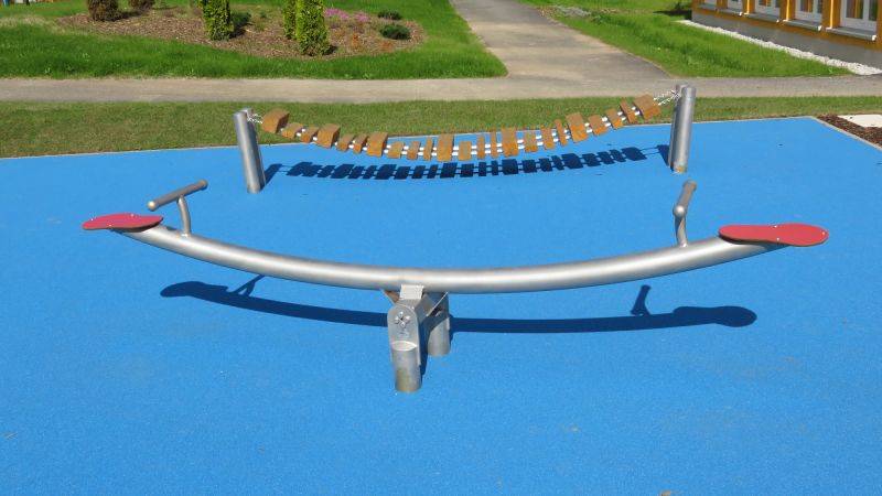 Stainless Seesaw - Children's Playground Arch Seesaw