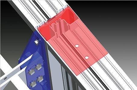 Versoleil® SunShade – Outrigger System – for Storefront
