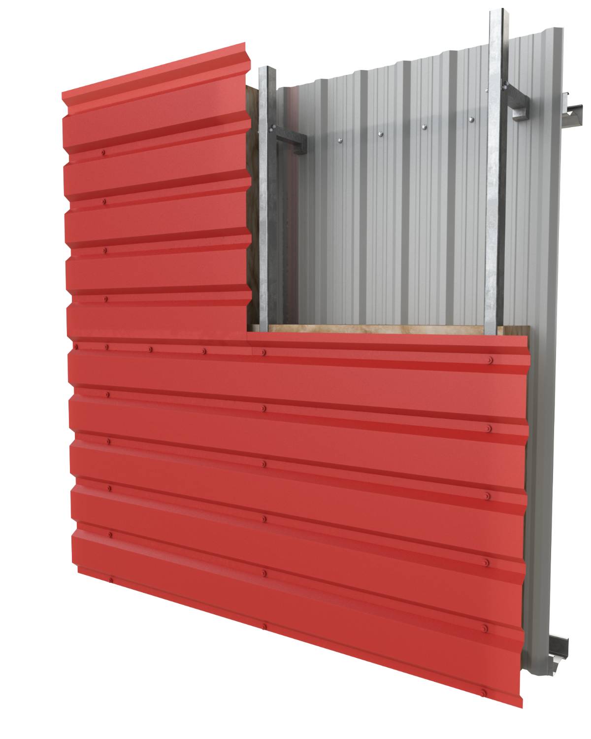 PRX-FWS02 - Built-up Metal Wall System