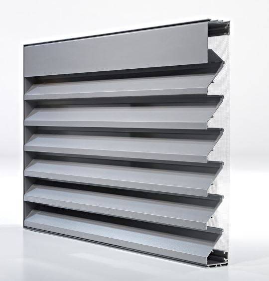 DucoGrille Classic N 50/75Z - Recessed Aluminium Wall/ Window Louvres