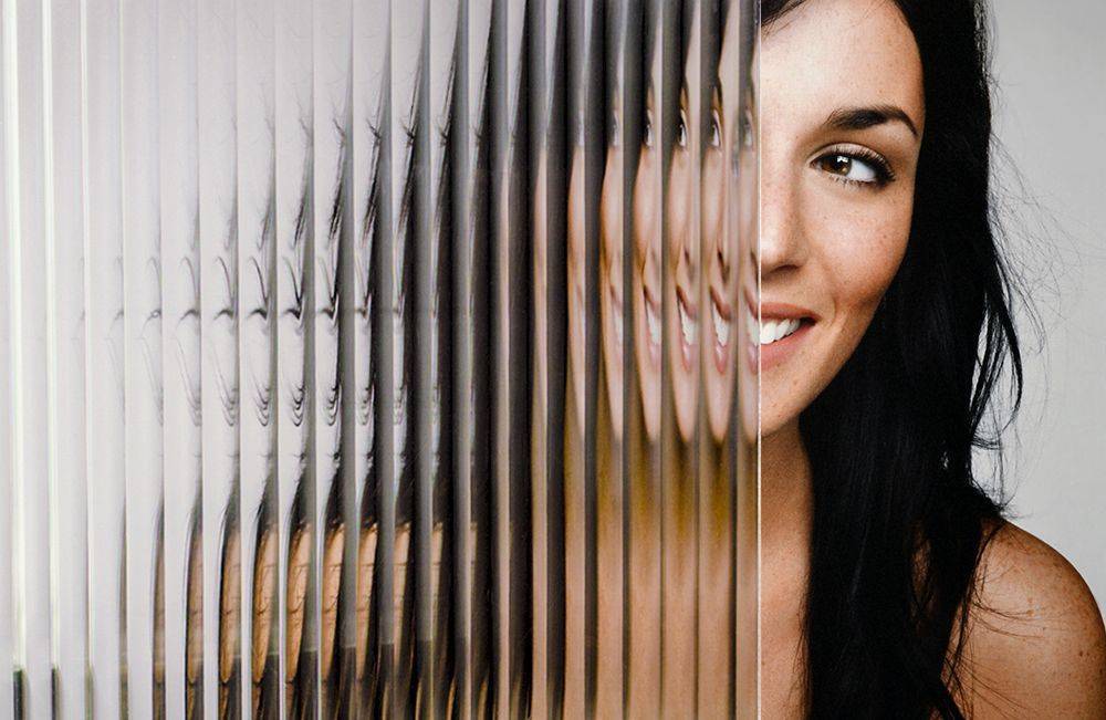 SX-1254-UG Reeded Glass 1/2" Seamless Window Film - Window Film