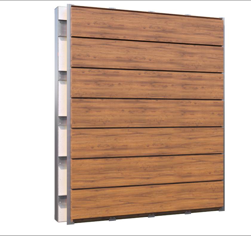 Optima Interlock Pressed Plank Rainscreen Cladding System - Metal Rainscreen Cladding System