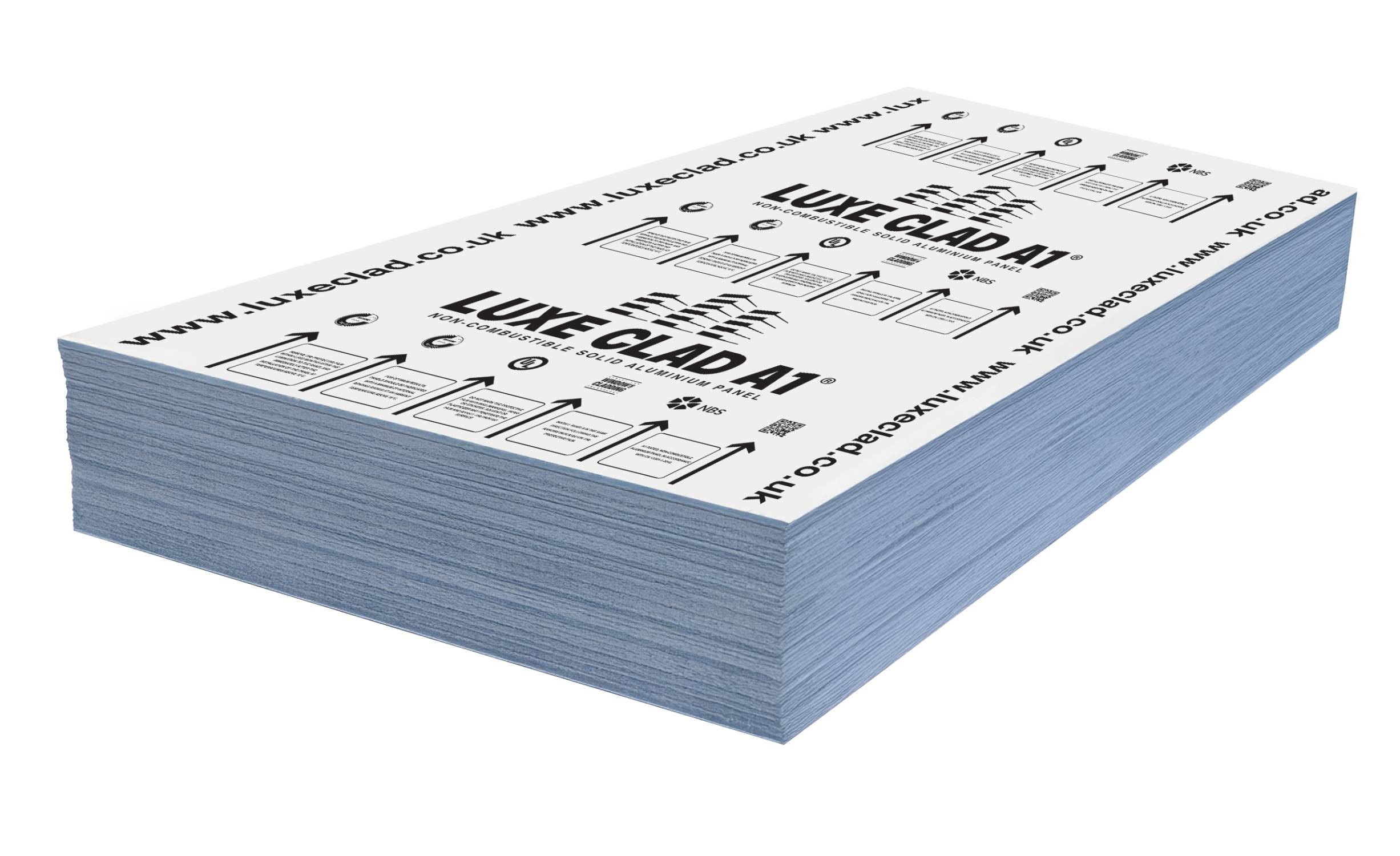 Luxe Clad A1® Non-Combustible Pre-Coated Solid Aluminium Cladding Panel - Aluminium Sheets