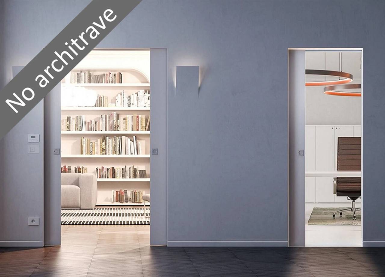 Syntesis® Flush SINGLE WIRING-READY Pocket Door System - Architrave-free Sliding System