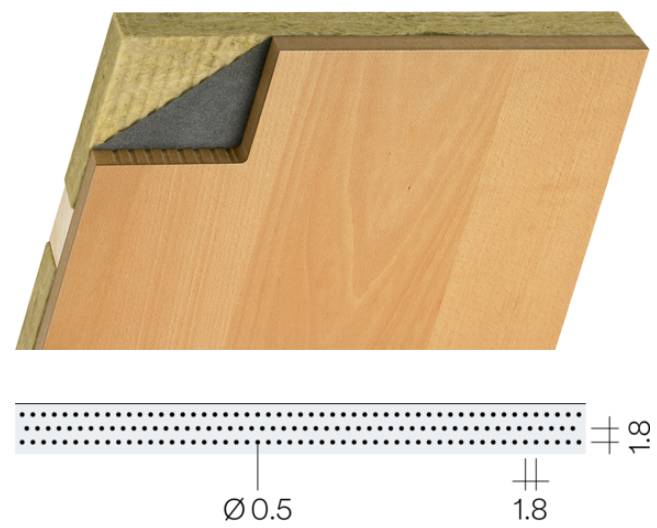 Topakustik Micro Suspended Ceiling - Perforated Acoustic Panel