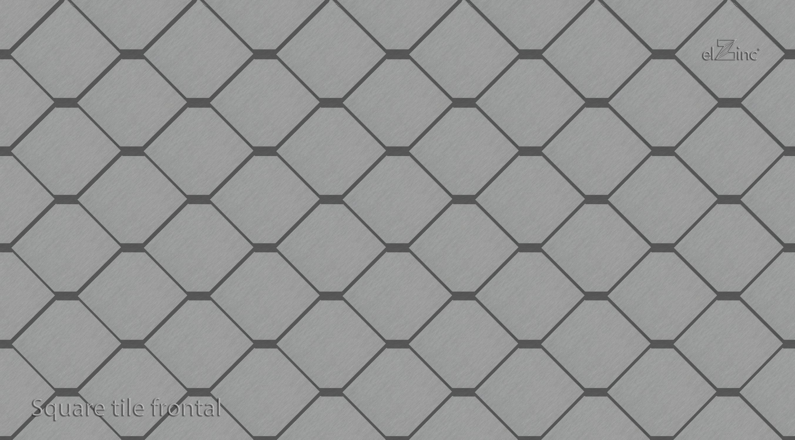 elZinc Square Tile Cladding