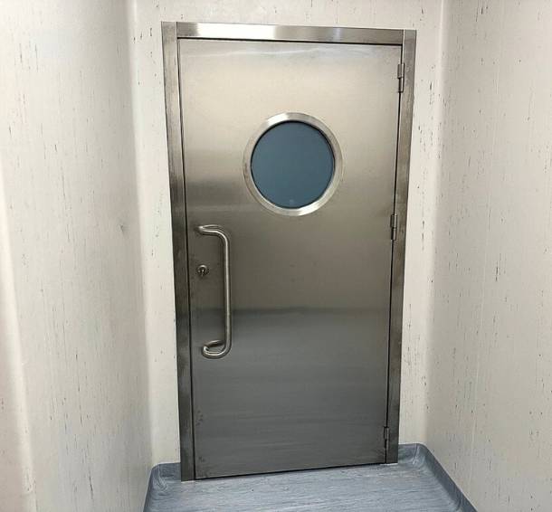 Sanidor Pass - Hygienic Steel Hinged Doors (Powder Coated)