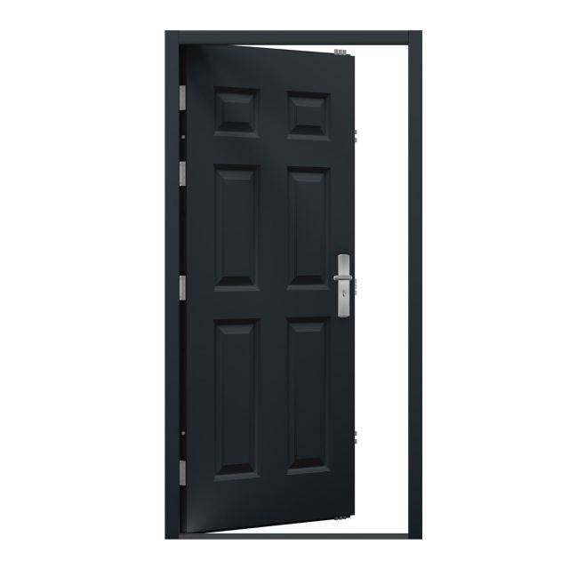 Security Panelled Steel Door