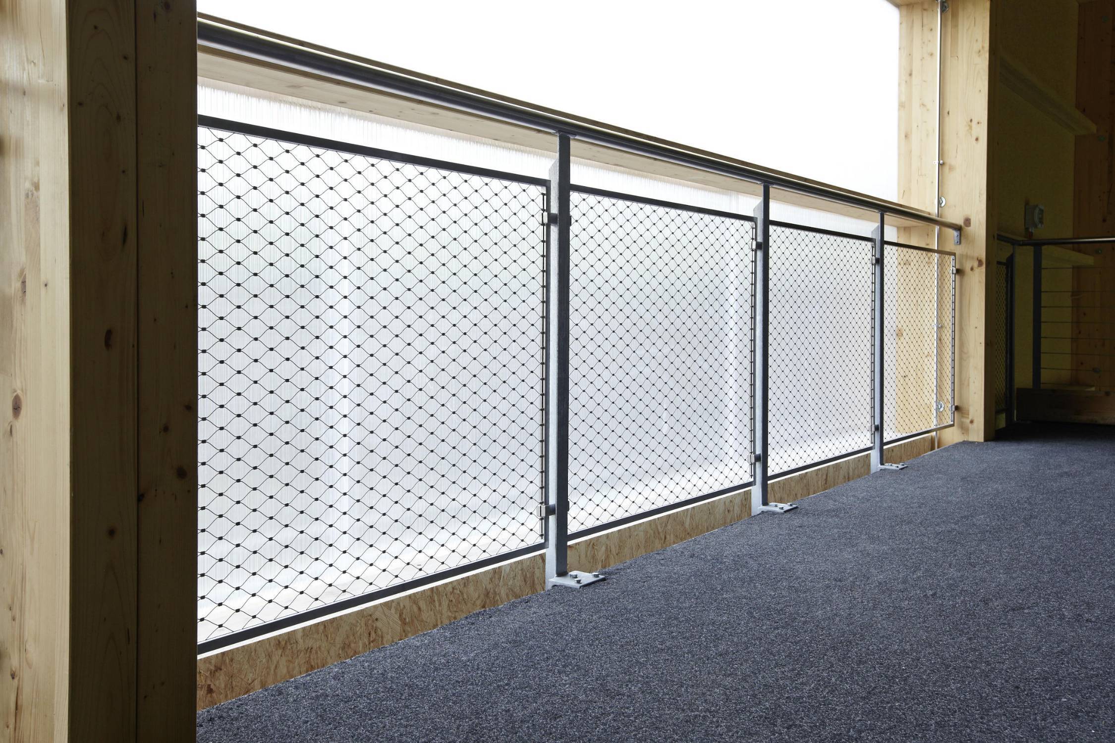 Webnet Wire Mesh Frames for Balustrade Infill