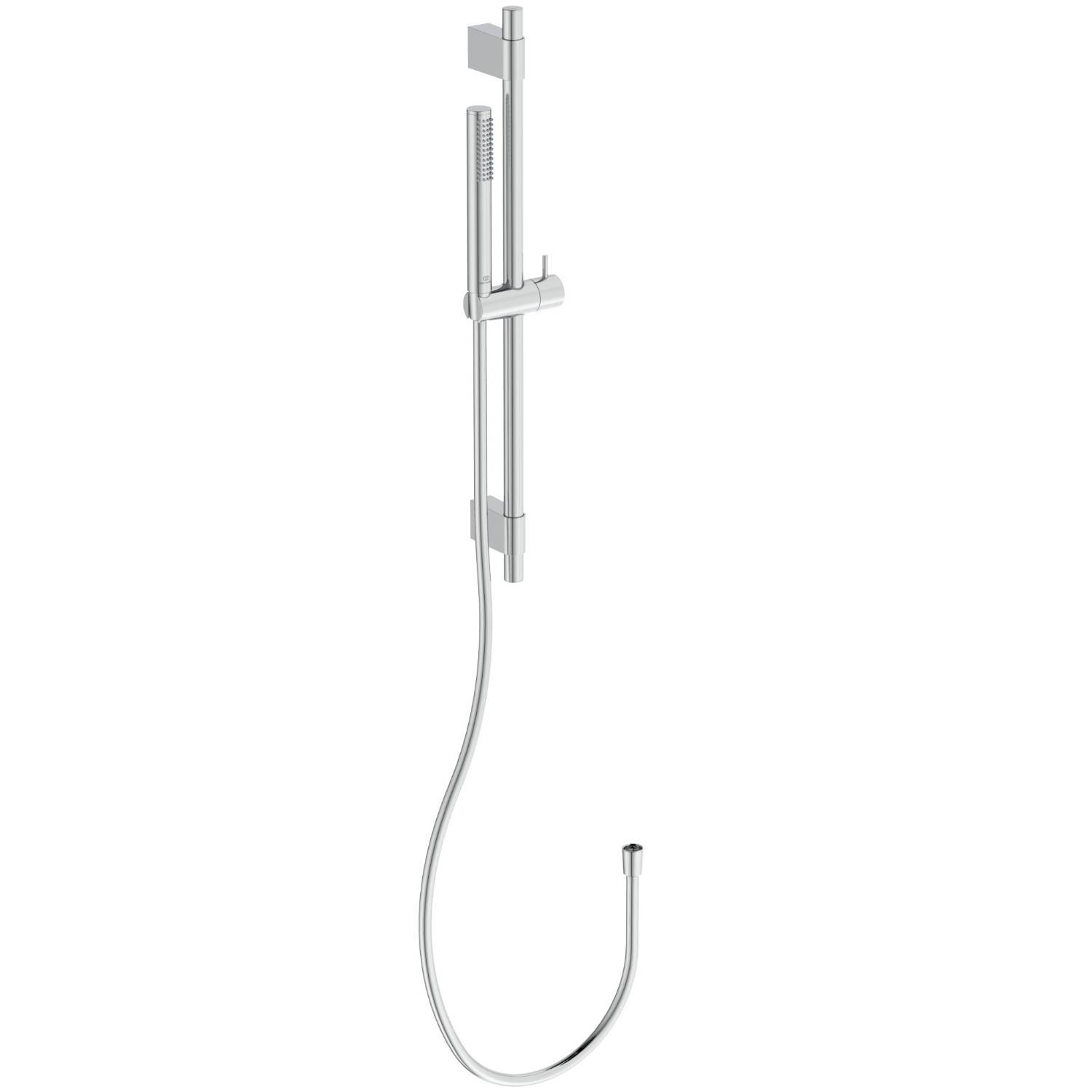 Ideal Standard Idealrain Stick Shower Kit with Single Function Handspray, 600mm Rail and 1.75m IdealFlex Hose