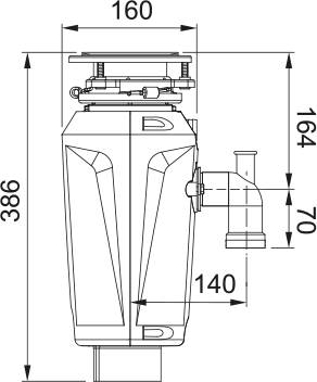 Franke Slim Waste Disposal - Food Waste Disposal Unit