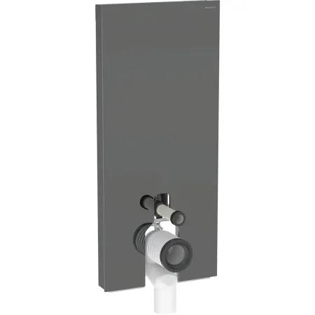 Geberit Monolith Plus sanitary module for floor-standing WC, 114 cm, front cladding made of glass