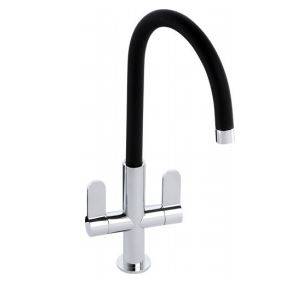 Linear Nero Monobloc - Contemporary Kitchen Mixer Tap