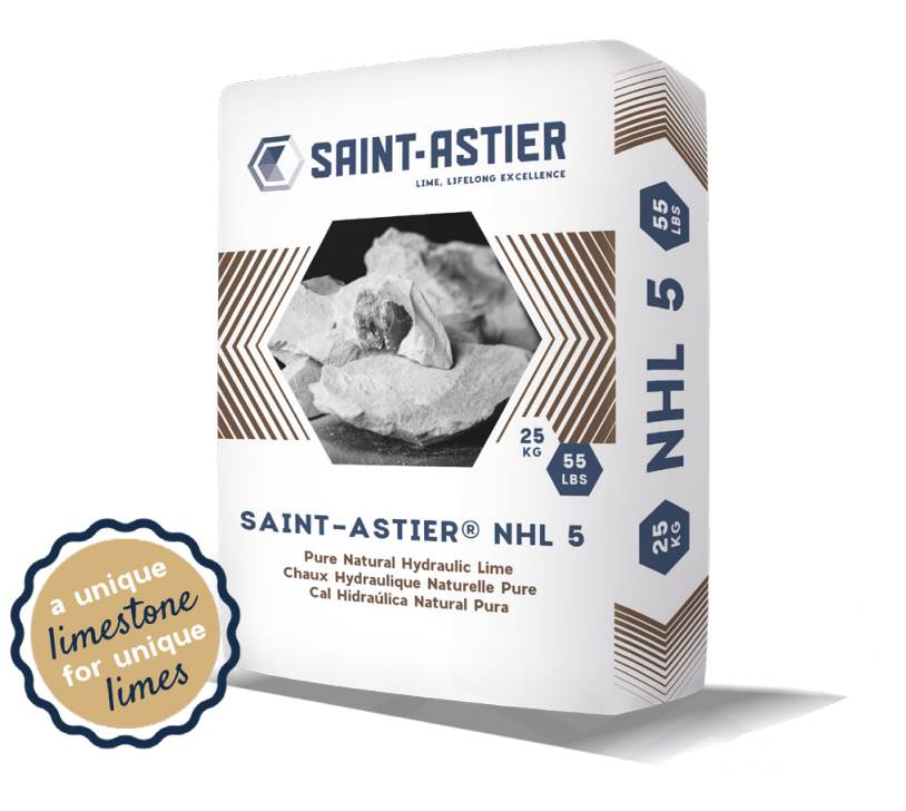Saint-Astier® NHL 5 - Tradi 100 - Cement-Free Natural Hydraulic Lime