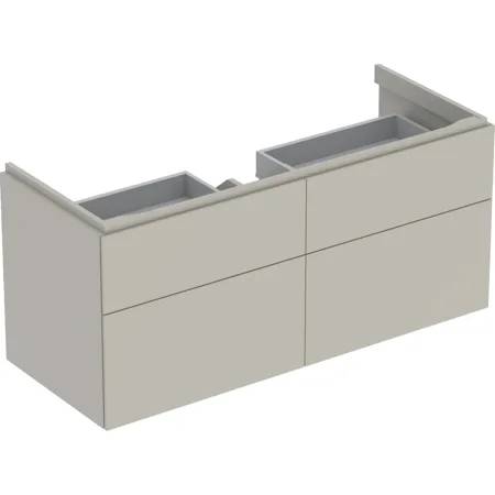 Geberit Xeno² Cabinet For Washbasin With Width From 120 cm, With Four Drawers - Cabinet