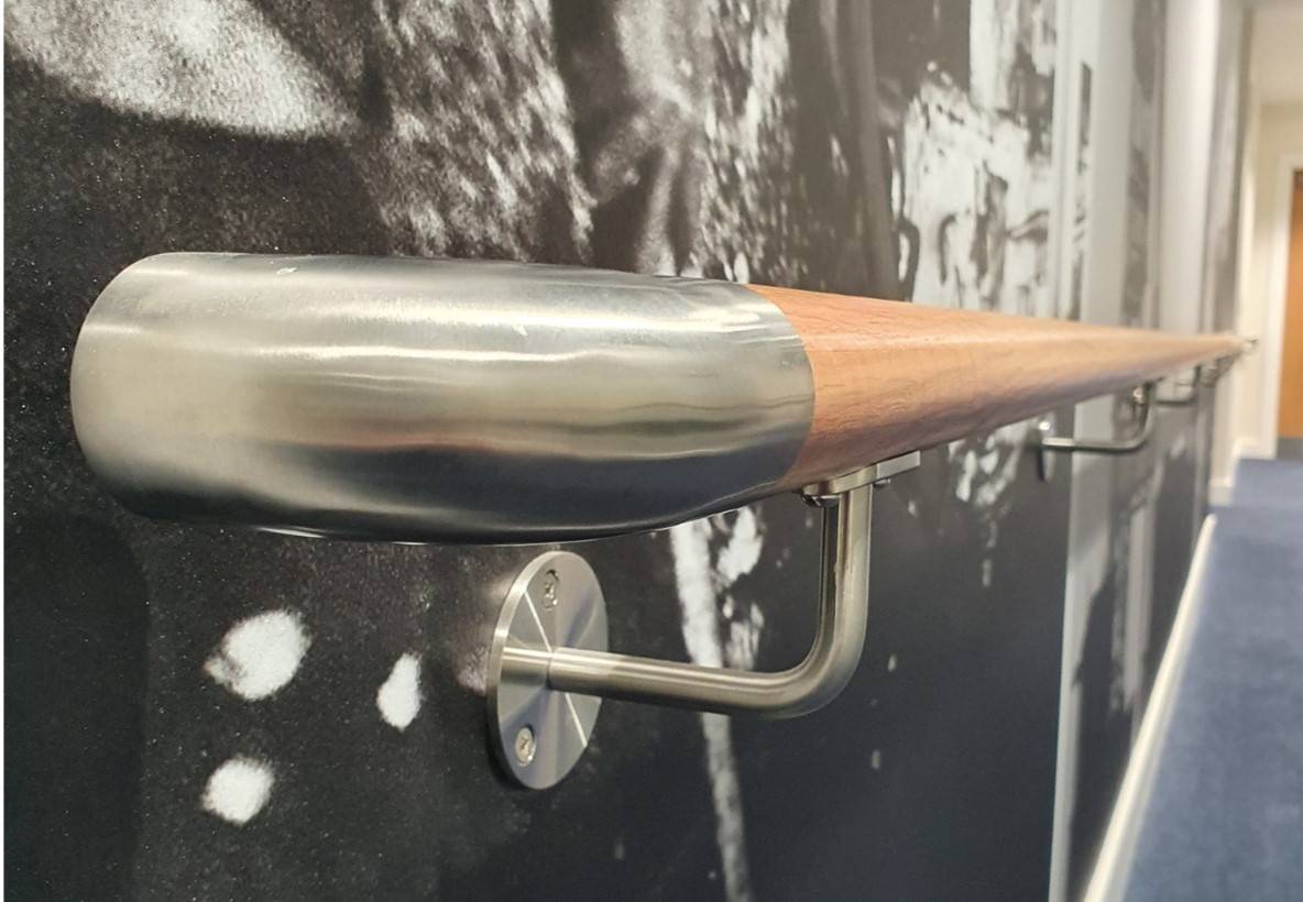 SMART Wall fixed handrail - Stainless Steel or Timber