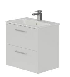 Zara 60 cm 2 Drawer Wall Hung Vanity Basin Unit  - Vanity Unit