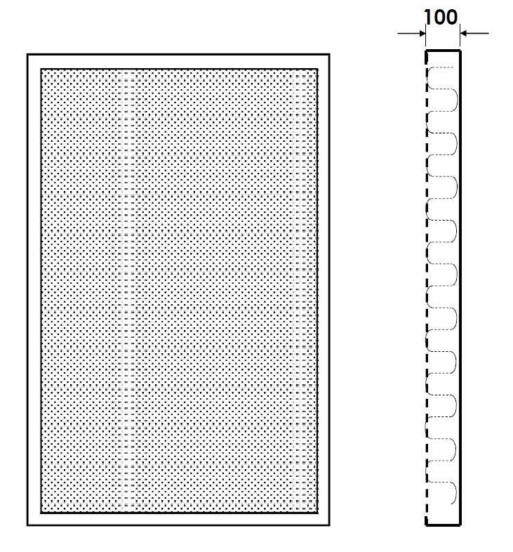 Acoustic Panel 100mm thick - Metal Enclosure Panels