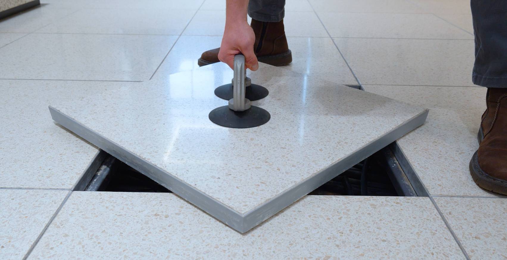 Terrazzo Raised Access Floor System