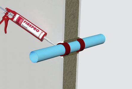 FirePro® Intumescent Pipe Wrap CE - Fire Penetration Seal