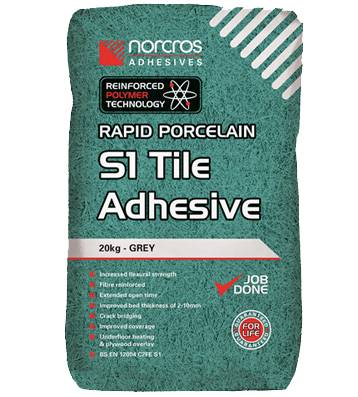 Rapid Porcelain Grey S1 Tile Adhesive