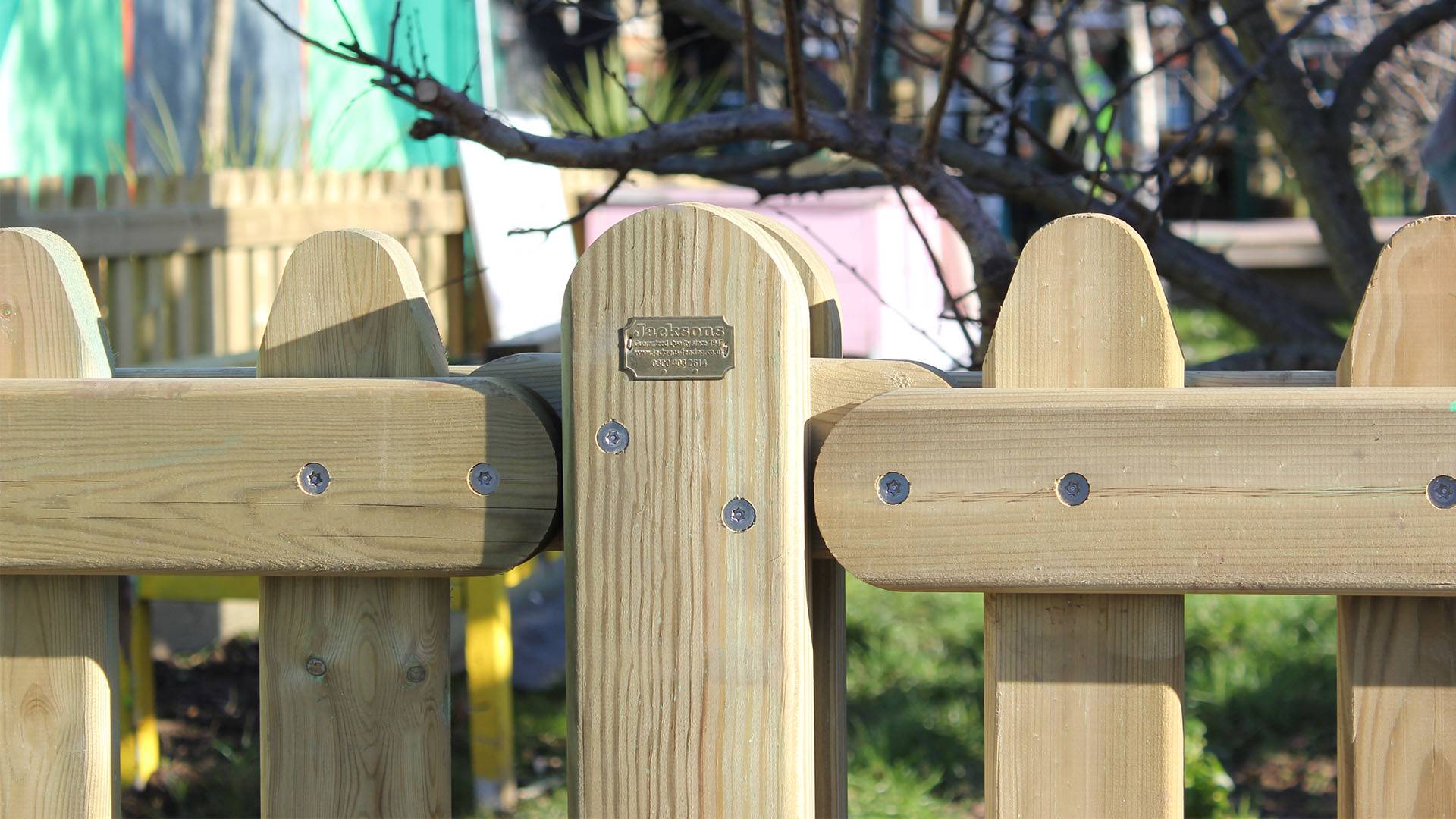 Playtime Timber Fencing