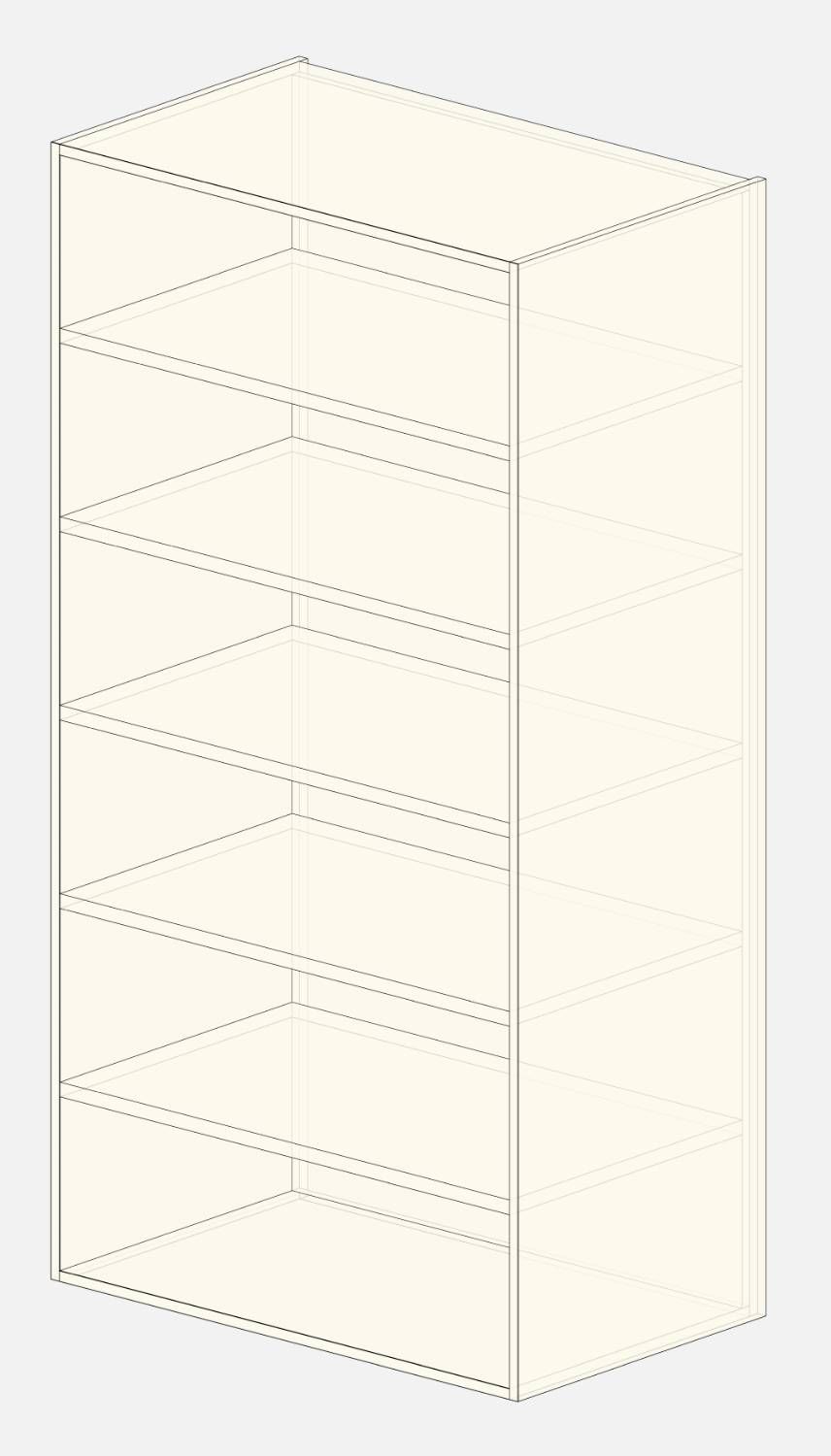 Education Tall Open Shelf Unit 