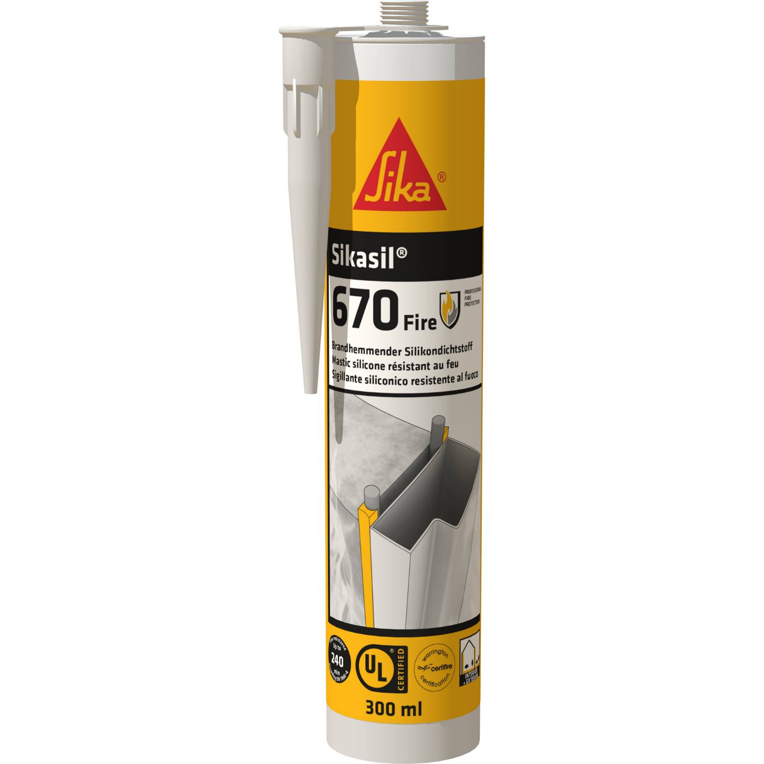 Sikasil®-670 Fire - Fire rated joint sealant