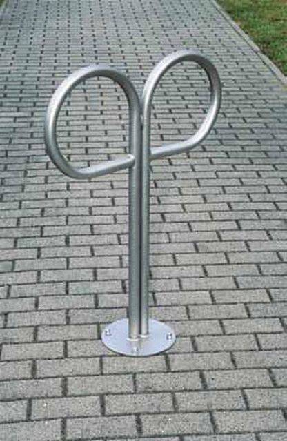 Sineu Graff Double Loop Cycle Stand - Galvanized Steel
