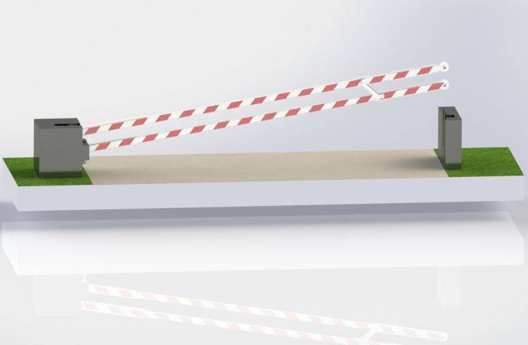 Binns Canada PAS68 Defender Range Rising Arm Barrier