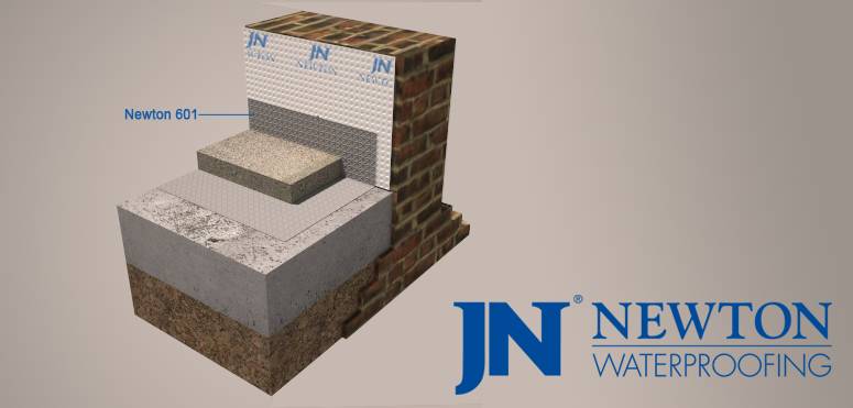 Flat Loose Laid Flooring Membrane - Newton DampSafe 601 Slimline - Flat High Grade Flooring Membrane