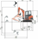 Anleggsmaskiner - Gravemaskin 2,7 Tonn