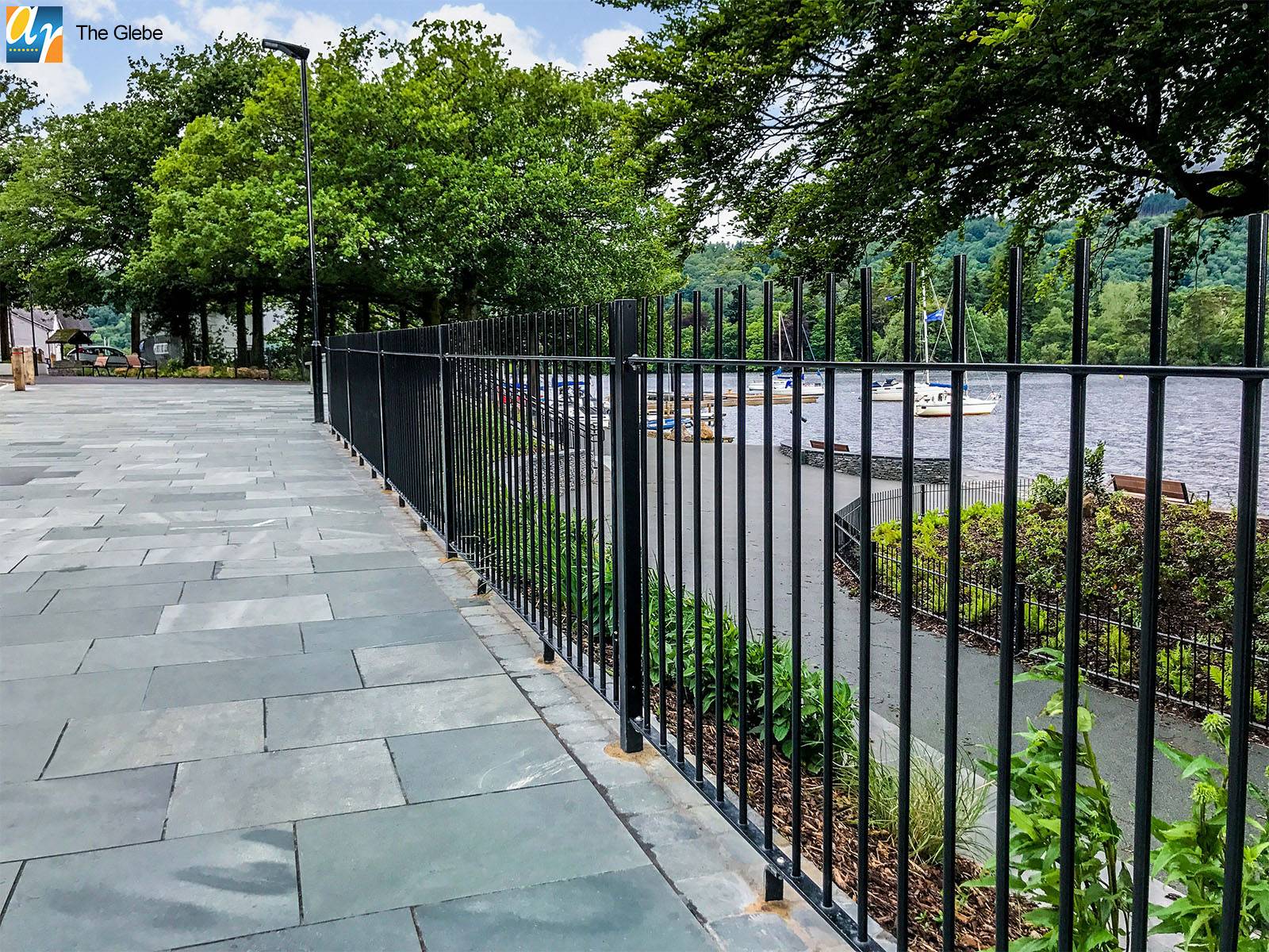 Standard Vertical Bar Steel Railings – Blunt, Pointed or Domed Top Security Fencing