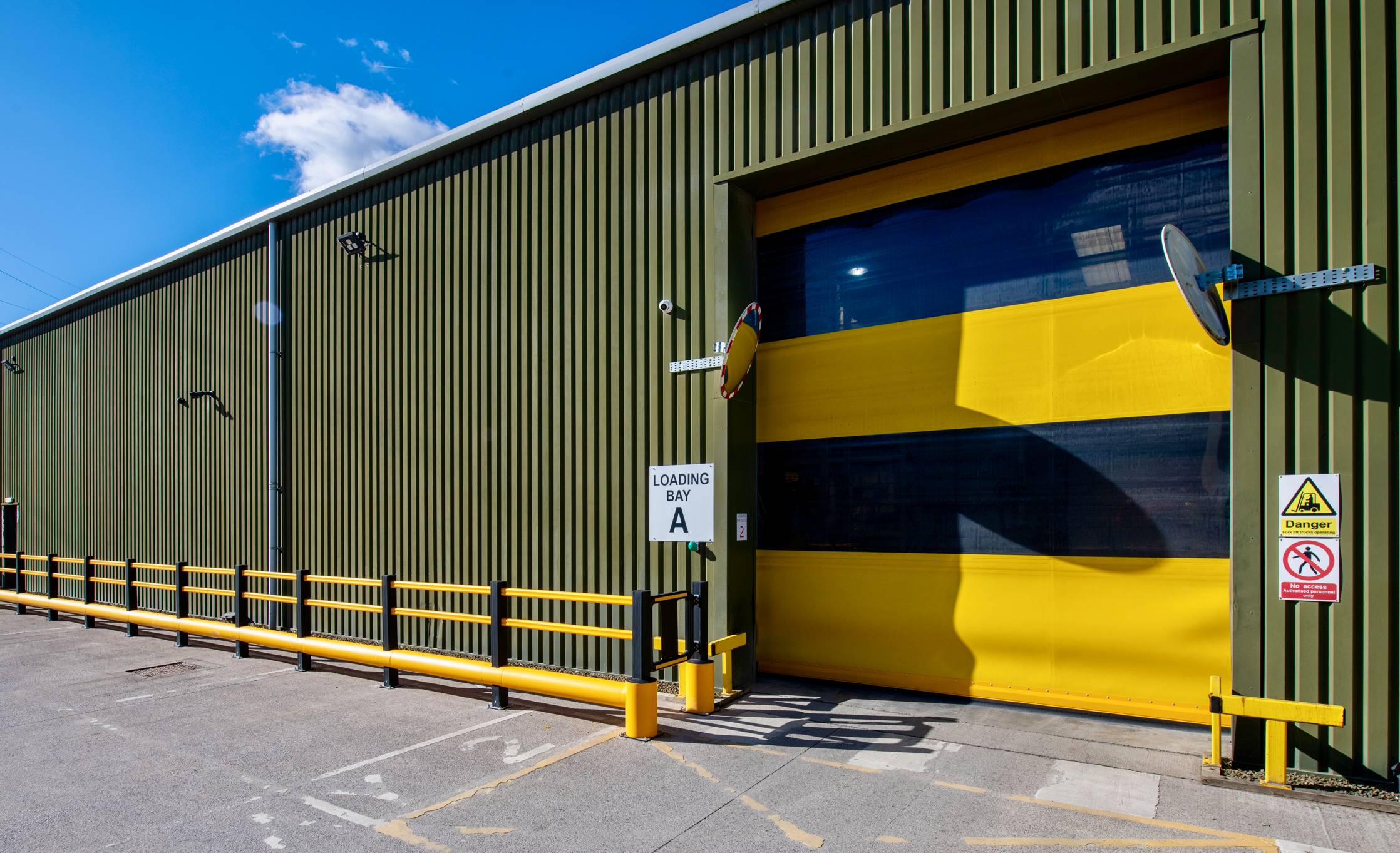 Rapidoor PVC – High Speed Industrial Roller Shutter - High-Speed Industrial Door