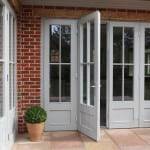 GBS98-A Triple Glazed Aluminium Clad Timber Inward Opening Double Doors