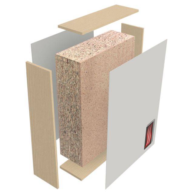 HALSPAN® Prima 54 mm Internal Fire Rated Door Blank - Unlatched Single Acting Double Doors