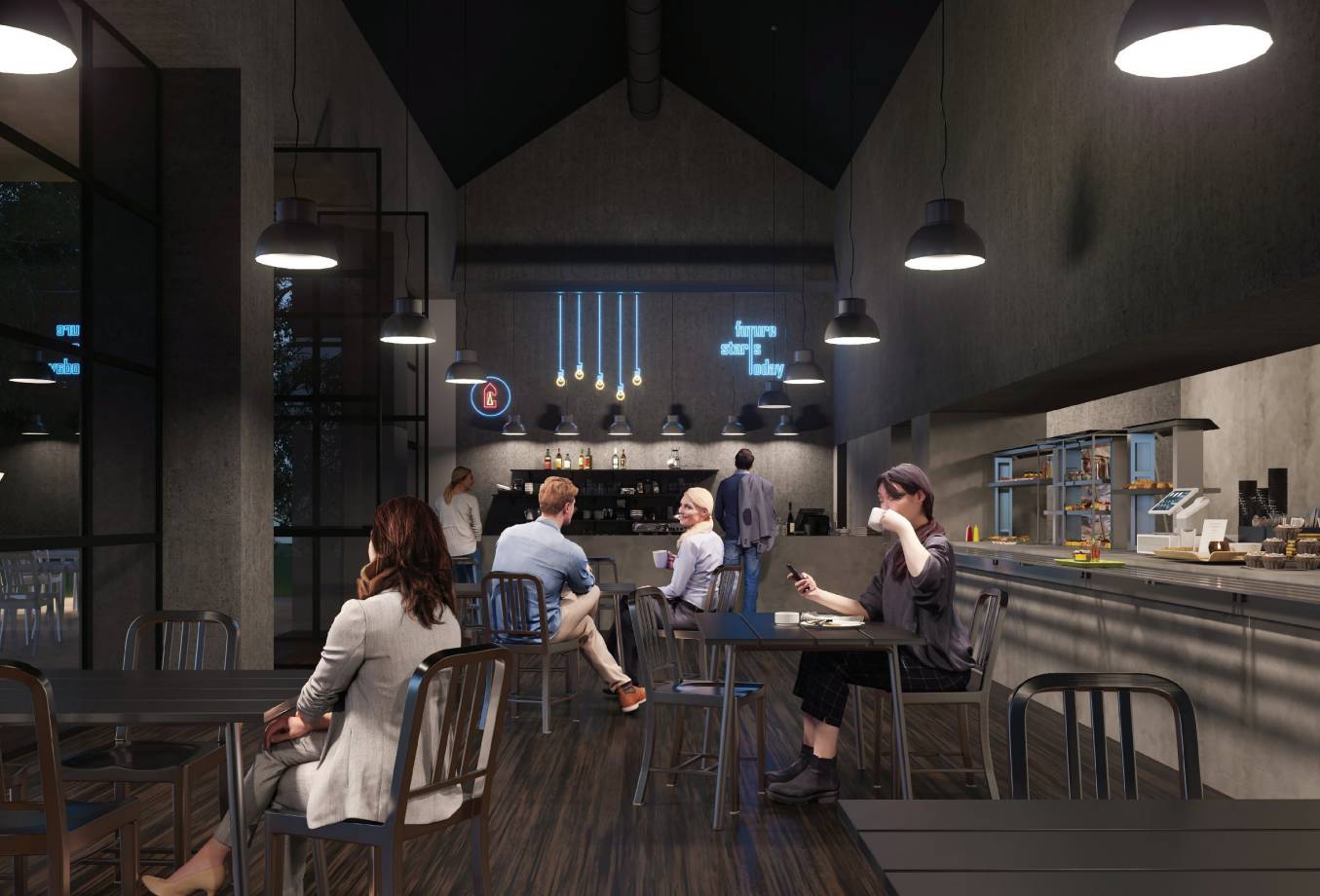 Natura Tile - Rubber Floor Tile with Marbling Effect